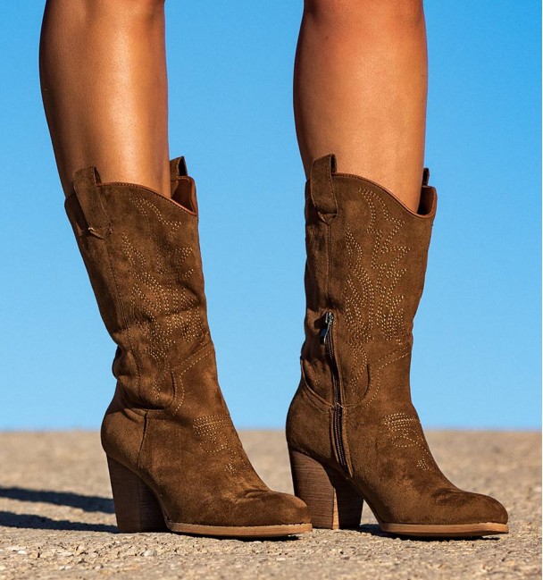 Botas Cowboy Mitch Cor Marron Botas Cowboy Mitch Cor Marron