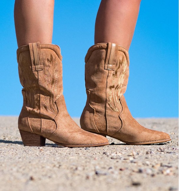 Botas Cowboy America Khaki