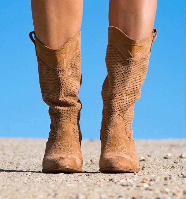 Botas Damasco Marrom Botas Damasco Marrom