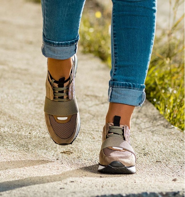 Sneakers Olimpo Camel Boho