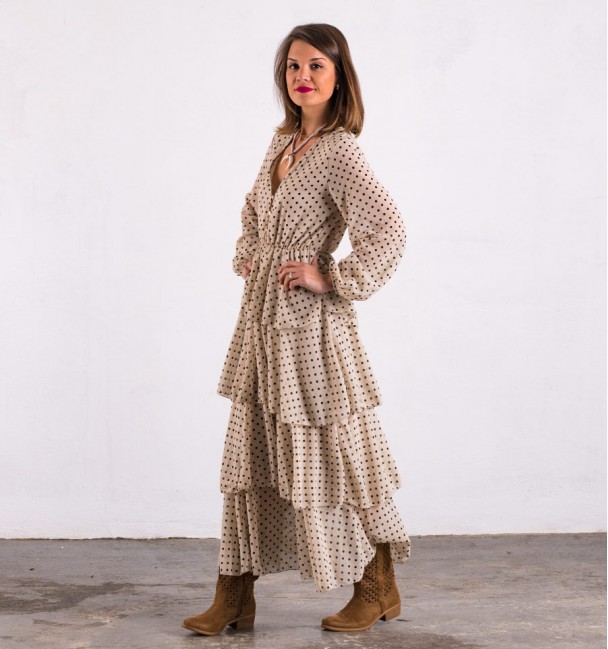 Vestido Yao Beige