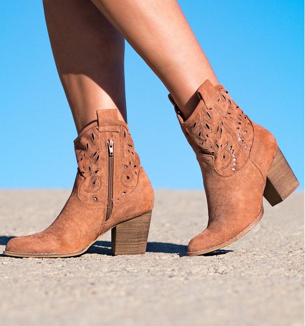 Botas Tacon Lambay Naranja