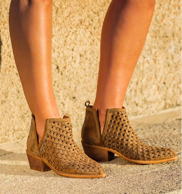 Botins Boho Arica Camelo Botins Boho Arica Camelo