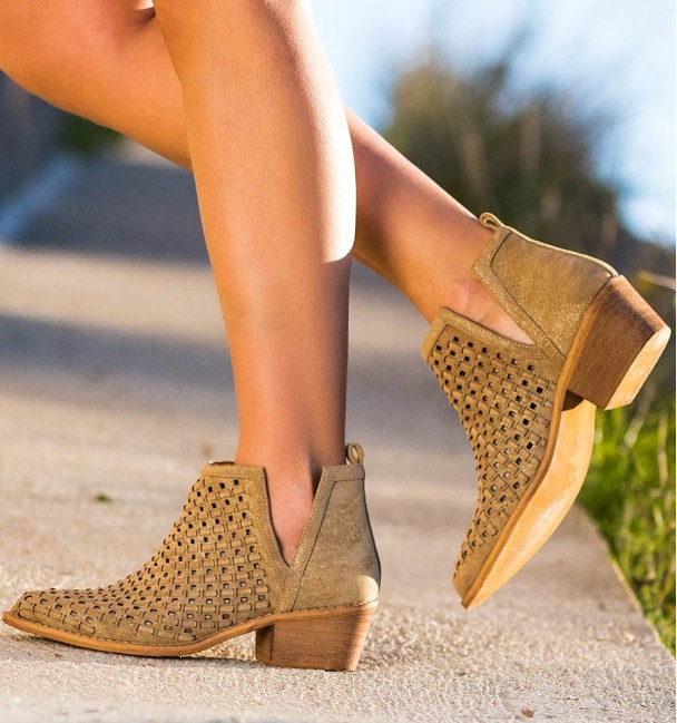 Botins Mulher Arica Ouro