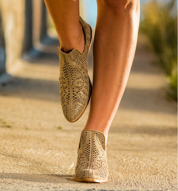 Lamu Gold Woman Ankle Boots