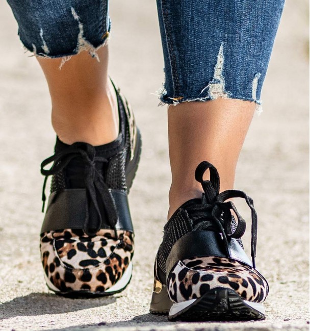 Deportivas Cordones Leopard